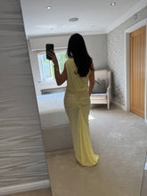 Load image into Gallery viewer, Drape Dress ~ Lemon POST DATE 20.8.26