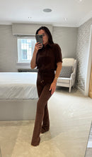 Load image into Gallery viewer, The Reine - Trouser Set Carafe Brown POST DATE IN STOCK