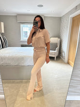 Load image into Gallery viewer, The Reine - Trouser Set Moonlight Beige POST DATE IN STOCK
