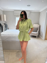 Load image into Gallery viewer, Tahnee Playsuit ~ Lime POST DATE May