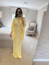 Load image into Gallery viewer, Resort Kaftan ~ Lemon POST DATE 20.8.26