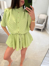 Load image into Gallery viewer, Tahnee Playsuit ~ Lime POST DATE May