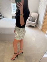 Load image into Gallery viewer, TEE & TIE DRESS - Black & Dalmatian POST DATE 13.8.26