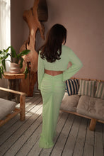 Load image into Gallery viewer, Shadow Lime ~ Sundrift Wrap Skirt