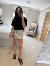 Load image into Gallery viewer, TEE & TIE DRESS - Black & Dalmatian POST DATE 13.8.26