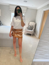 Load image into Gallery viewer, TEE & TIE DRESS - White & Deer Print POST DATE 13.8.26