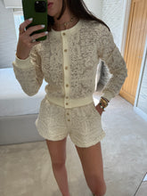 Load image into Gallery viewer, Natural Undyed Venetian~ Ribbed Cardigan & Tie Belt POST DATE 13.8.26