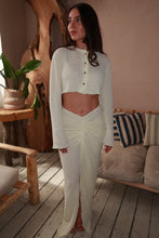 Load image into Gallery viewer, Lemon Crème ~ Sundrift Wrap Skirt
