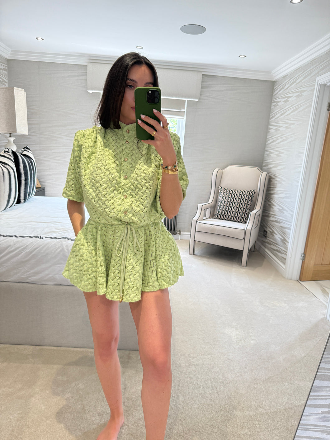 Tahnee Playsuit ~ Lime POST DATE 12th June