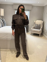 Load image into Gallery viewer, MOCHA DENIM ~ Jacket &amp; Trouser Set POST DATE 17/12
