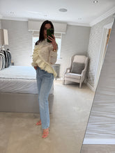Load image into Gallery viewer, Palmier ~ Ruffle Shirt POST DATE 5th June

