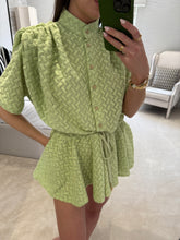 Load image into Gallery viewer, Tahnee Playsuit ~ Lime POST DATE 12th June
