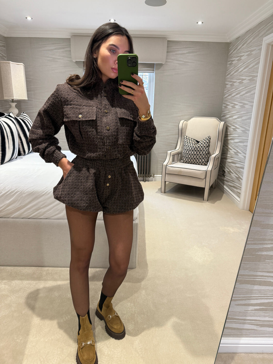 MOCHA DENIM ~ Bloomer Shorts Only POST DATE 17/12