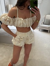 Load image into Gallery viewer, Palmier ~ Puffball Crop Top POST DATE 5th June
