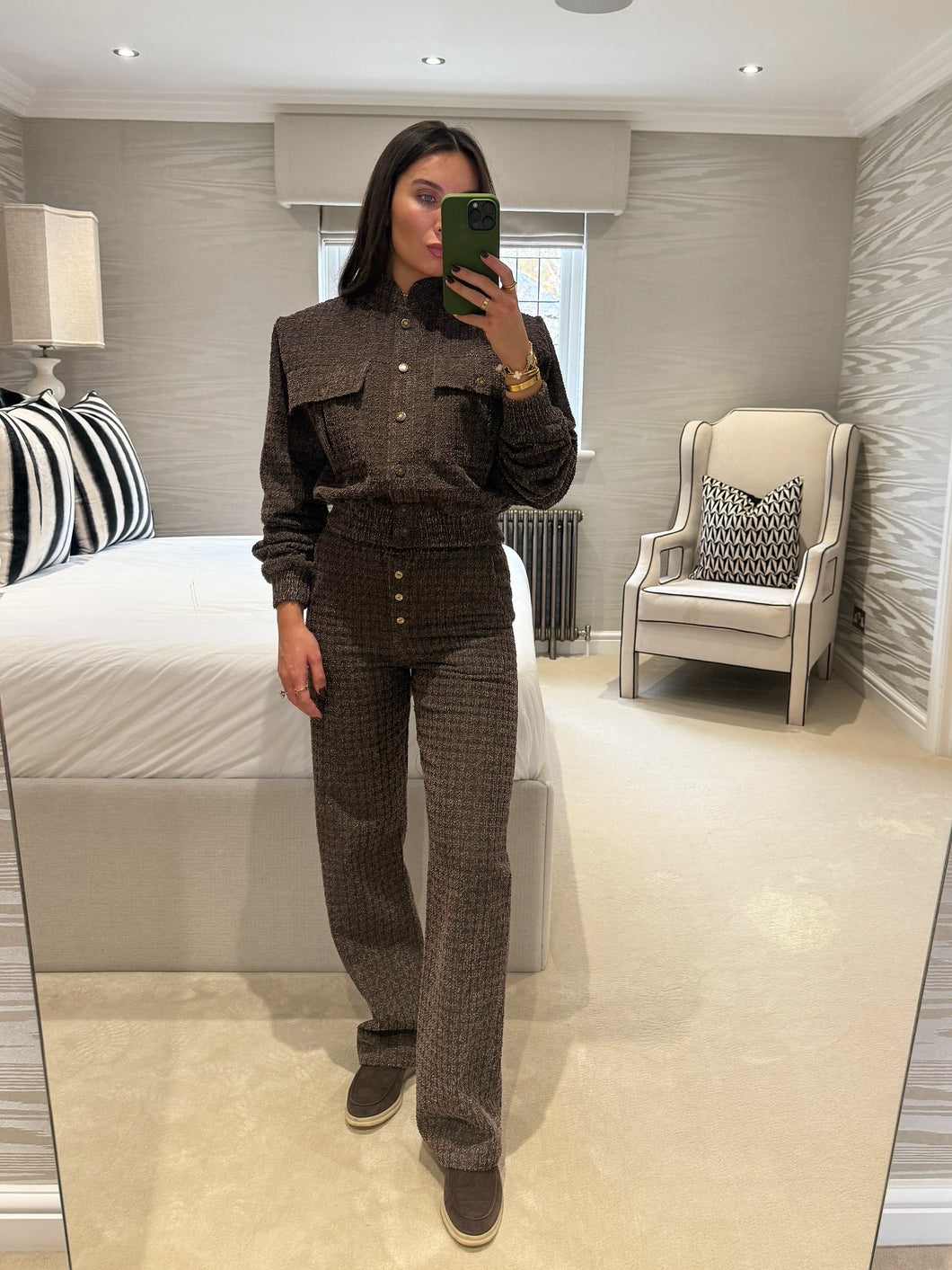 MOCHA DENIM ~ Jacket & Trouser Set POST DATE 17/12