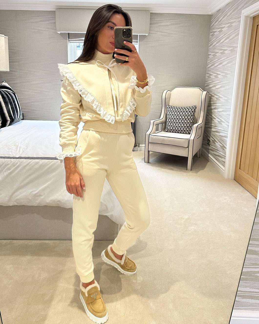 Peta Tracksuit - Cream POST DATE 15th March