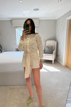 Load image into Gallery viewer, Natural Undyed Venetian~ Ribbed Cardigan &amp; Tie Belt POST DATE 13.8.26
