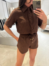 Load image into Gallery viewer, The Reine - Boxer Short Set Carafe Brown  POST DATE 19th September
