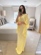 Load image into Gallery viewer, Resort Kaftan ~ Lemon POST DATE 20.8.26
