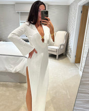 Load image into Gallery viewer, Pearl Maxi Dress - White
