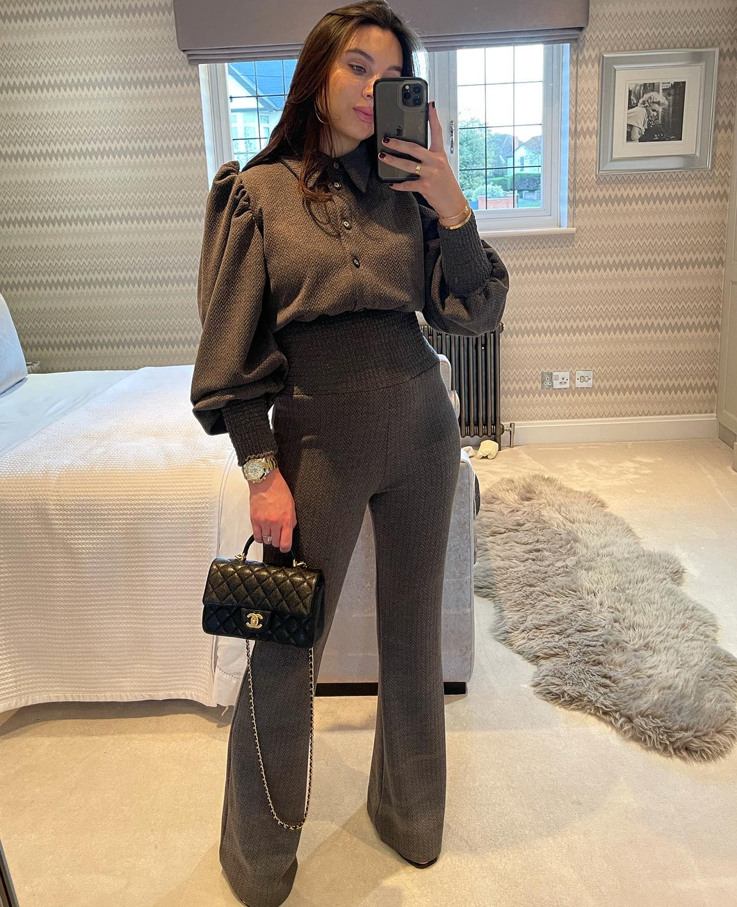 Grey Coco Flare Jumpsuit