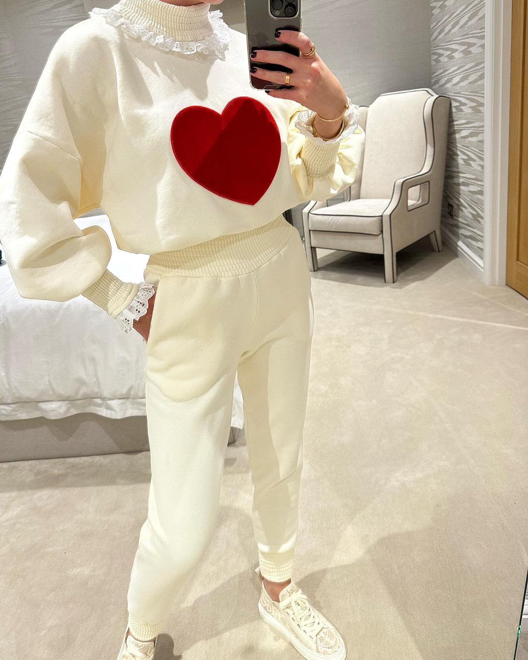 Valentines Set - Velvet Heart Cream