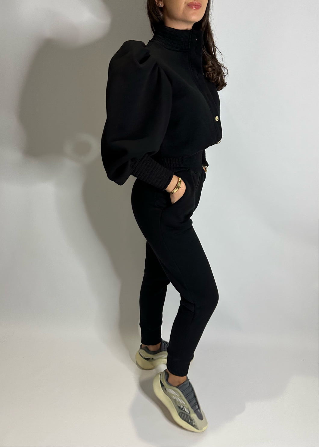 Coco Track Jumpsuit - Black
